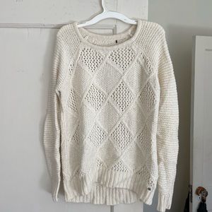 Vintage Cream American Eagle Sweater, size small